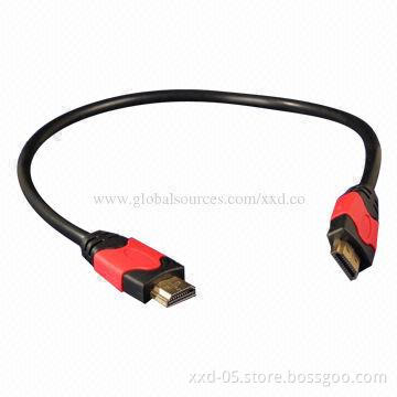 Factory Direct Sell 6ft Gold-plated HDMI Cable, Supporting 3D, Ethernet with 30AWG, 120-480Hz LCD
